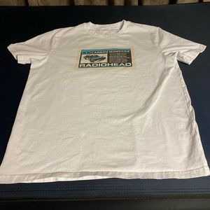White Radiohead medium Carbon Monoxide T-shirt